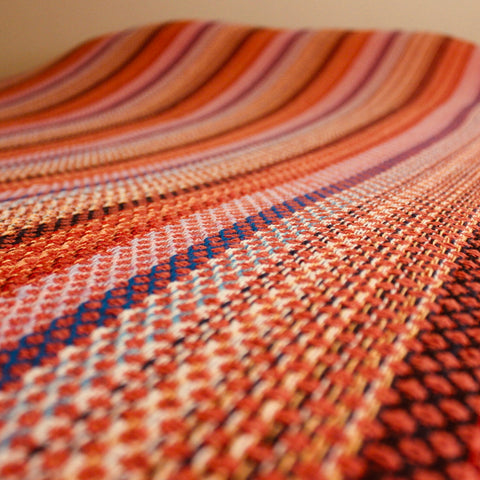 Zebuu Colorful Orange Blanket