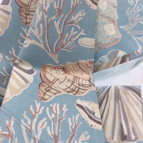 Zebuu Seashells Kitchen Towel Set of 3