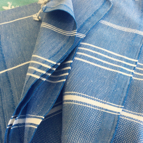 Zebuu Turkish Towel Fresh Blue
