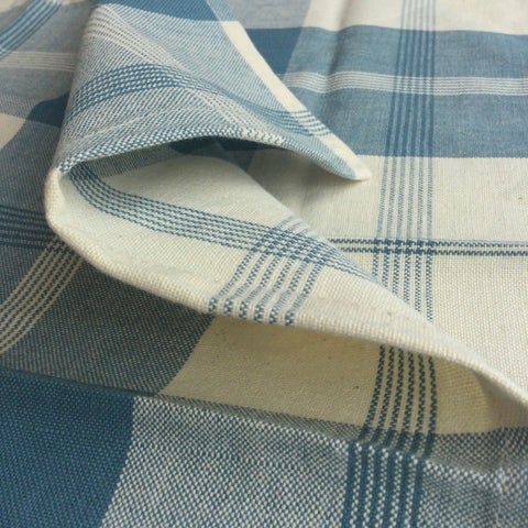 Zebuu Plaid Dinner Napkins Coastal Aire