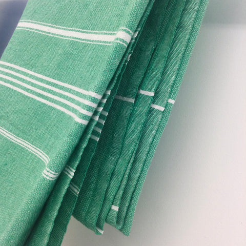 Zebuu Turkish Towel Green