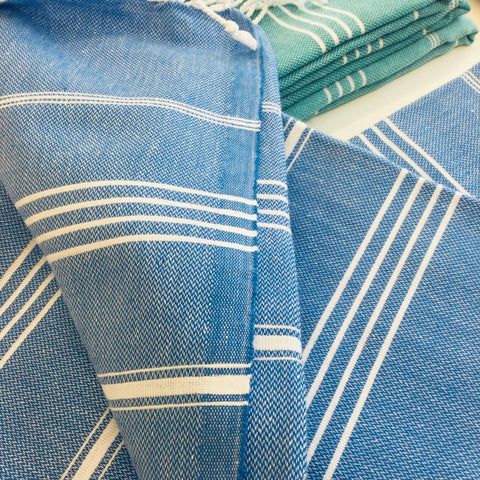 Zebuu Turkish Towel Fresh Blue