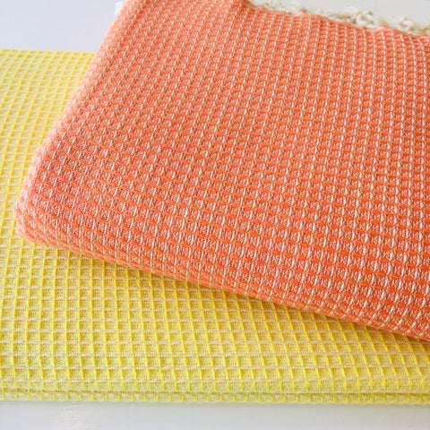Zebuu Orange Turkish Towel