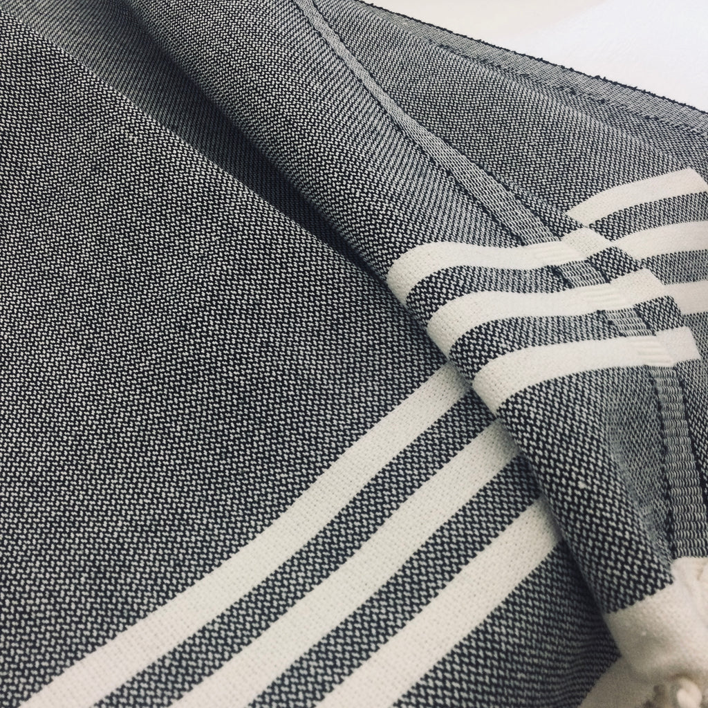 Zebuu Turkish Towel Black Sea