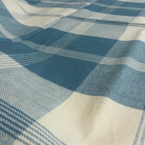 Zebuu Plaid Dinner Napkins Coastal Aire