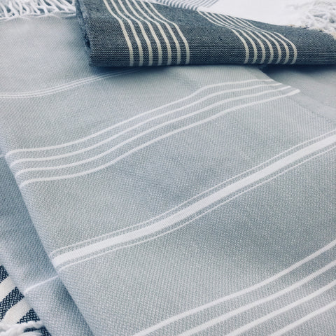 Zebuu Turkish Towel Calm Grey