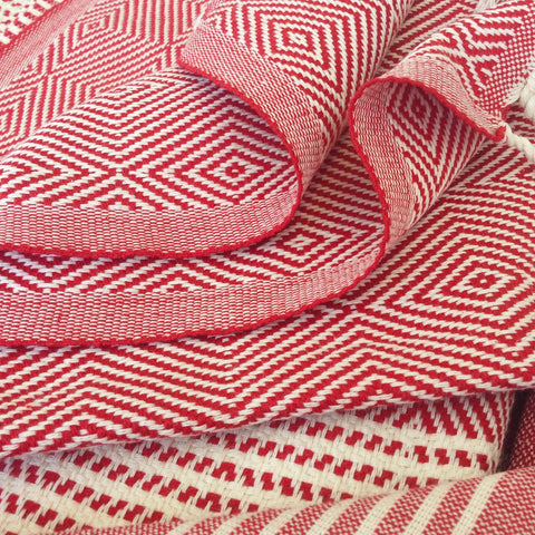 Zebuu Red Topaz Turkish Towel