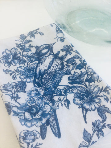 Zebuu Bluebird Kitchen Towels Set of 3