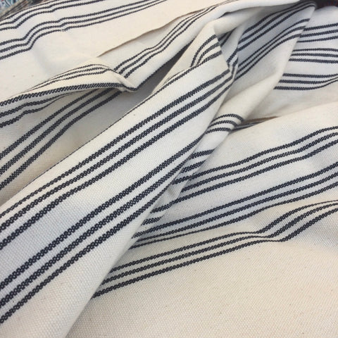 Zebuu Turkish Towel Izmir Black Stripe