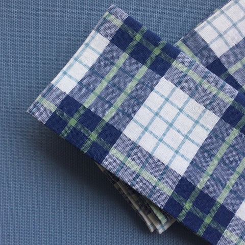 Zebuu Plaid Dinner Napkins Lakeside