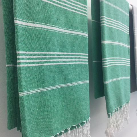 Zebuu Turkish Towel Green