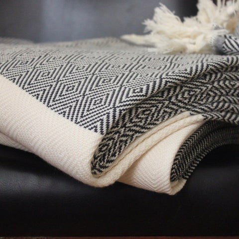 Black Diamond Cotton Blanket