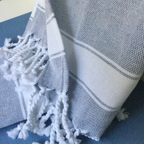 Turkish Hand Towel Blue
