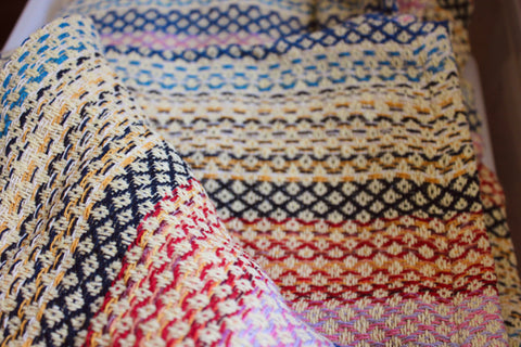 Zebuu Colorful Yellow Cotton Blankets
