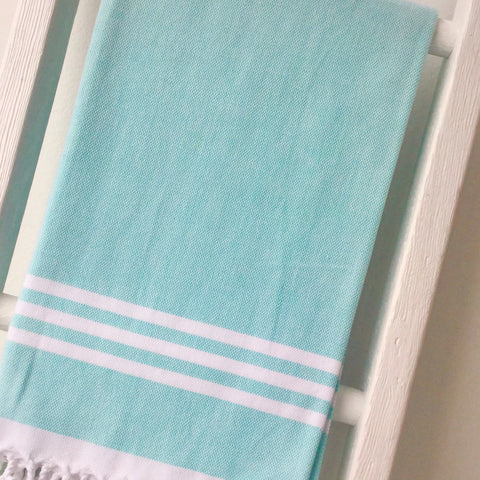 Zebuu Turkish Towel Seafoam