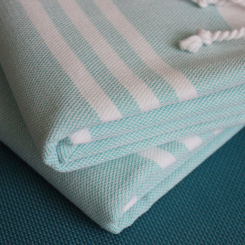 Zebuu Turkish Towel Seafoam