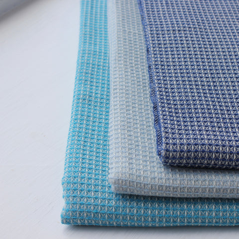 Zebuu Turkish Towel Aqua Blue