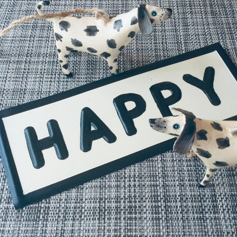 Happy Wall Sign