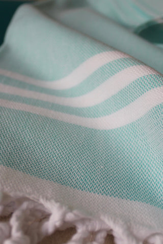 Zebuu Turkish Towel Seafoam