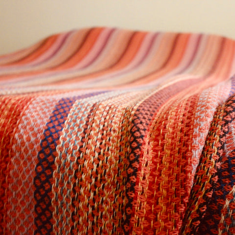 Zebuu Colorful Orange Blanket