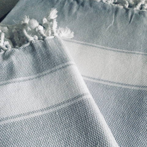 Turkish Hand Towel Gray