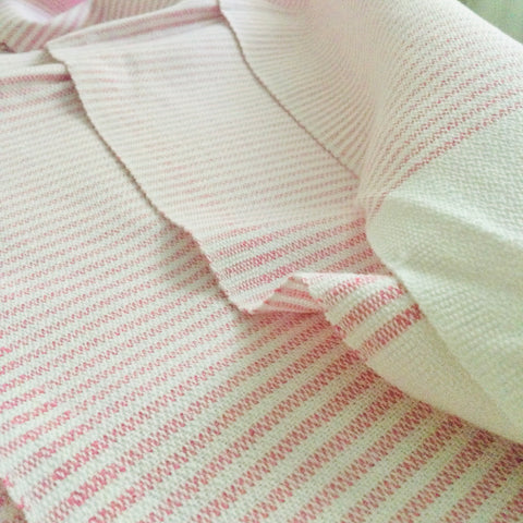 Zebuu Turkish Towel Pink Stripes