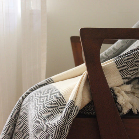 Black Diamond Cotton Blanket
