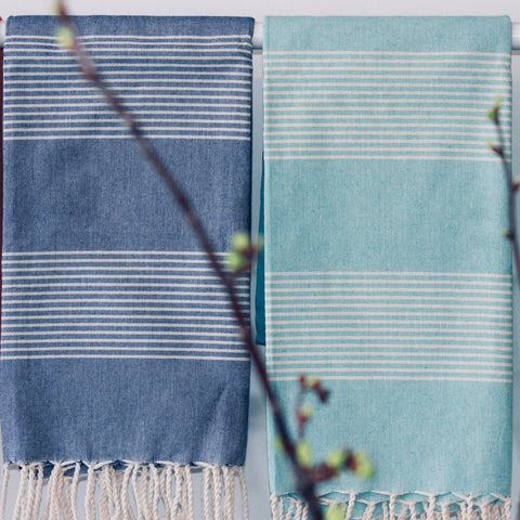 Zebuu Turkish Towel Turquoise