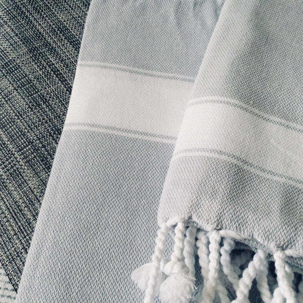 Turkish Hand Towel Gray
