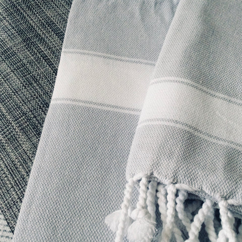 Turkish Hand Towel Gray