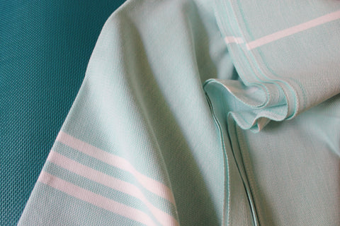 Zebuu Turkish Towel Seafoam