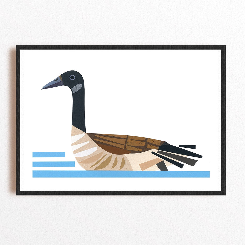 Zebuu Canada Goose Art Print