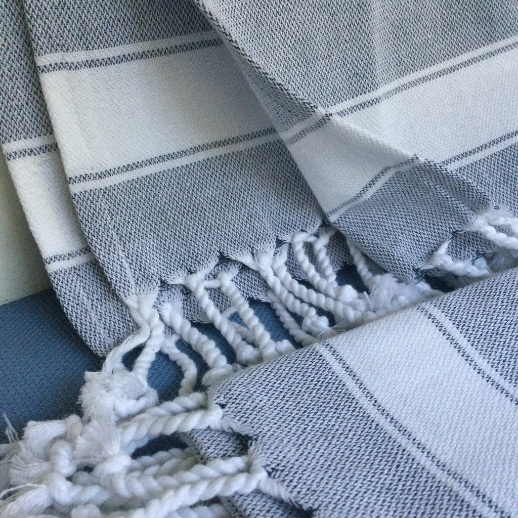 Turkish Hand Towel Blue