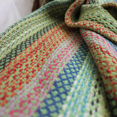 Zebuu Colorful Green Cotton Blankets
