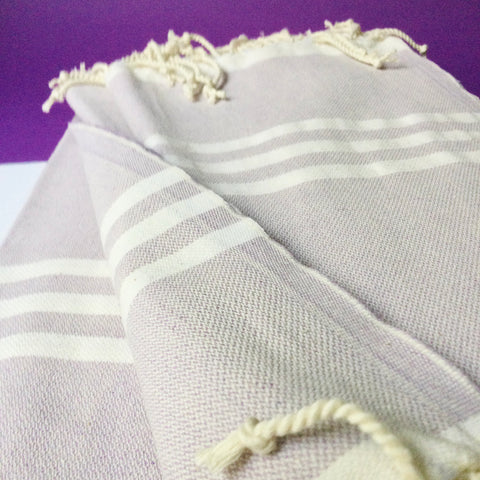 Zebuu Turkish Bath Towel Lavender